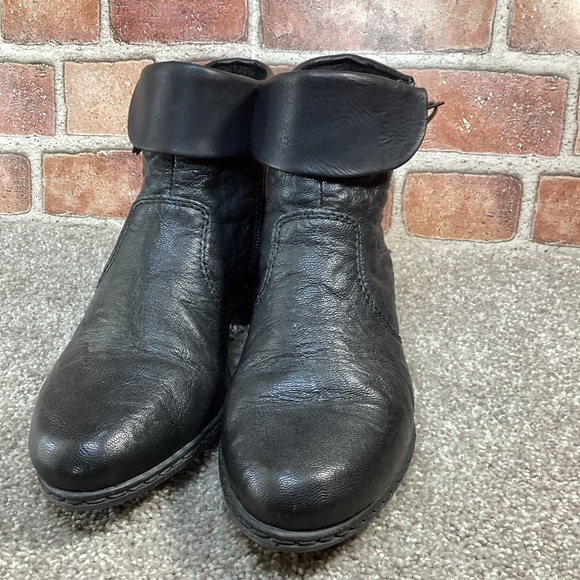 Rieker Y07A8 womens black ankle boots size 36 eu size 5.5 - 6 US - Picture 2 of 9
